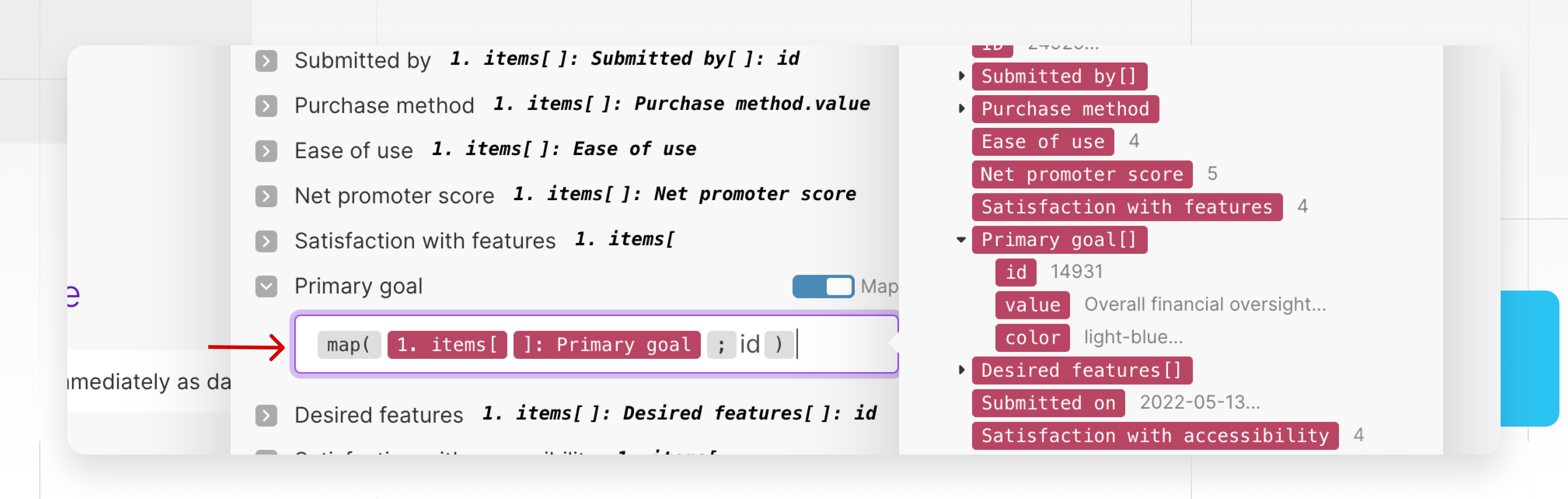 Use array functions in Make to transform array data